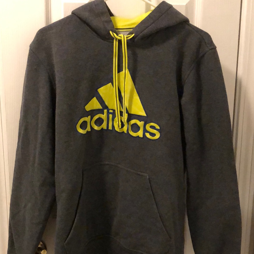 Adidas grey medium sized hoodie